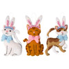 Bucilla Bunny Kitties Felt Applique Ornaments Kit 3/Pkg