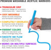 Kwik Stix Magic Stix Washable Acrylic Markers 12/Pkg