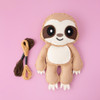 American Crafts Sloth Sew Cute Kids Sewing Kit