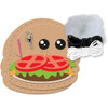American Crafts Burger Sew Cute Backpack Clip Sewing Kit