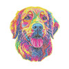 Diamond Dotz Neon Golden Retriever Diamond Facet Art Kit