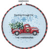 Dimensions Learn-A-Craft Counted Cross Stitch Kit | Holiday Family Truck
