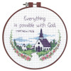 Dimensions Learn-A-Craft Counted Cross Stitch Kit | Everything Is Possible