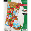 Bucilla Toyland Treasures Felt Applique Stocking Kit