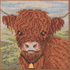 Mill Hill Highland Cow Counted Cross Stitch Kit