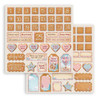 Stamperia Double-Sided Scrapbooking Pad 8"X8" 10/Pkg | Candy Christmas