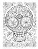 Design Originals Day of the Dead Coloring Book