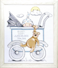 Tobin Baby Baby Buggy Boy Birth Sampler Counted Cross Stitch