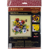 RIOLIS Pansies Stamped Cross Stitch Kit