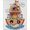 Tobin Baby Noah's Ark Birth Sampler Counted Cross Stitch Kit