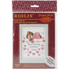 RIOLIS Teddy Bear Girl Birth Announcement Counted Cross Stitch Kit
