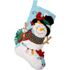 Bucilla Frosty And Bright Felt Applique Stocking Kit