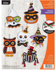 Bucilla Vintage Halloween Felt Applique Ornaments Kit 6/Pkg