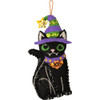 Bucilla Felt Applique Ornaments Kit 6/Pkg | Purrfectly Spooky