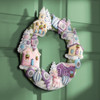Bucilla Putz Village Felt Applique Wreath Kit