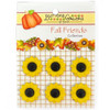 Buttons Galore Fall Friends Buttons 6/Pkg | Sunflowers