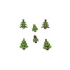Buttons Galore Button Theme Pack 6/Pkg | Festive Trees