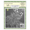 Lisa Horton Crafts Bold Poinsettia Bloom 3D Embossing Folder