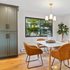 Modern Farmhouse Kitchen with Sage Green Cabinets