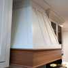 Painted Shaker Kitchen with Decorative Range Hood