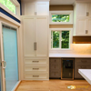 Painted Shaker Kitchen with Decorative Range Hood
