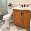 Bathroom Vanity - White Oak Guest Bath