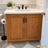 Bathroom Vanity - White Oak Guest Bath