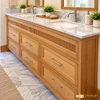Bathroom Vanity - Rift White Oak Guest Bath