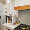 Painted Shaker Style Kitchen with Inset Doors & Appliance Garage Doors -Custom Kitchen Remodel