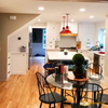 Painted Shaker Style Kitchen with Inset Doors & Appliance Garage Doors -Custom Kitchen Remodel