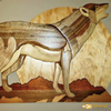 Intarsia Wolf Wall Art