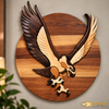 Intarsia Seahawk Osprey Wall Art