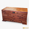 Handcrafted Cedar Storage Chest – Rustic Wooden Blanket Chest & Hope Chest