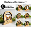 Personalized Santa's Sleigh Christmas Snow Globe Decoration
