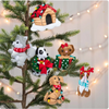 Bucilla Christmas Dogs Felt Applique Ornaments Kit 6/Pkg