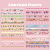 Ieebee Washi Tape Set 50/Rolls | Cartoon Party