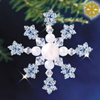 The Beadery Holiday Beaded Ornament Kit | Azure Snowflake