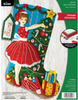 Bucilla Felt Applique Stocking Kit | Vintage Christmas