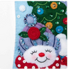 Bucilla Snow Family Portrait Felt Applique Stocking Kit