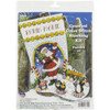Design Works Candy Land Santa Counted Cross Stitch Stocking Kit