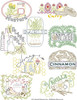 Colonial Patterns Spice of Life Iron-On Embroidery Patterns