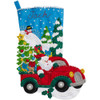 Bucilla Felt Applique Stocking Kit | The Christmas Drive