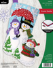 Bucilla Felt Applique Stocking Kit | Frosty Family