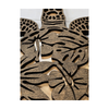 Sea Turtles Family Hibiscus Wall Art