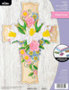Bucilla Floral Cross Felt Applique Wall Hanging Kit