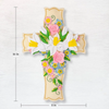 Bucilla Floral Cross Felt Applique Wall Hanging Kit