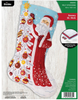 Bucilla Snowy St. Nick Felt Applique Stocking Kit