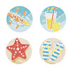 Diamond Dotz Vacation Diamond Facet Coasters Art Kit