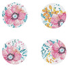 Diamond Dotz Modern Florals Diamond Facet Coasters Art Kit