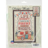 Design Works Life Is Wonderful Counted Cross Stitch Kit
